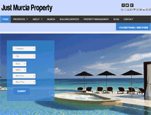 Tablet Screenshot of justmurciaproperty.com